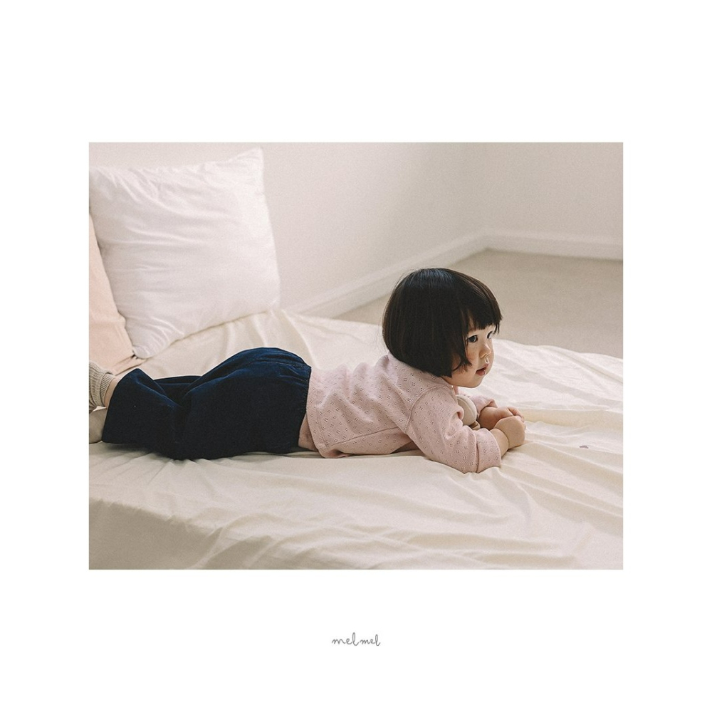 Melmel 褲子 멜멜 논페이드데님팬츠-細節圖4