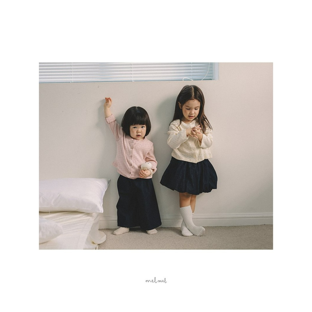 Melmel 褲子 멜멜 논페이드데님팬츠-細節圖8