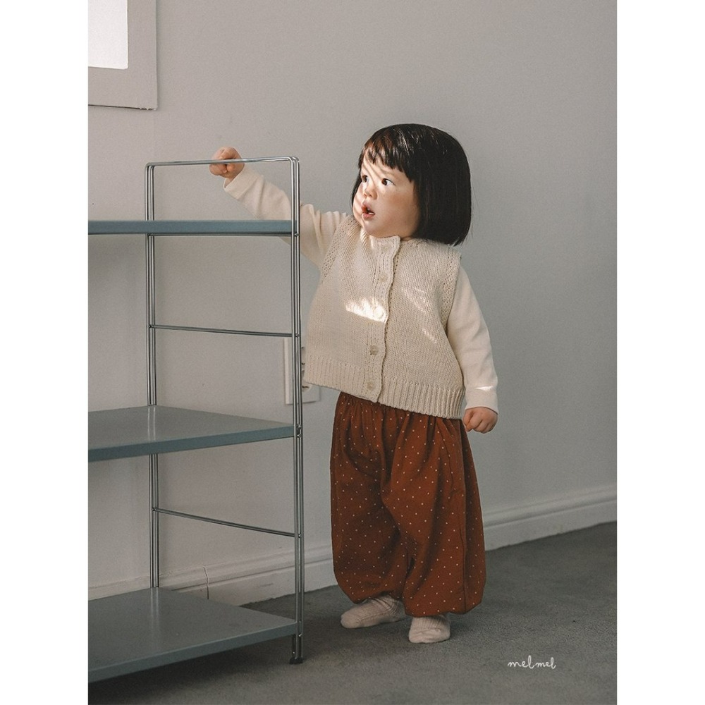 Melmel 背心 멜멜 니트베스트-細節圖7