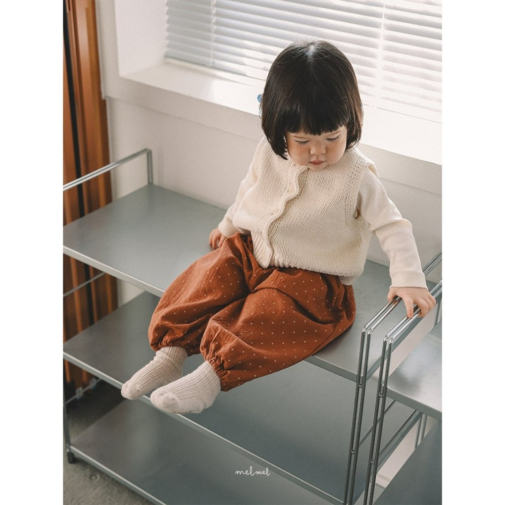 Melmel 背心 멜멜 니트베스트-細節圖8