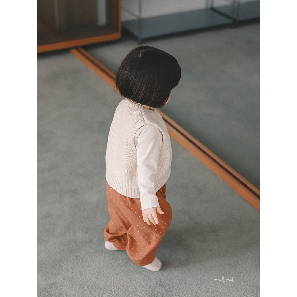 Melmel 褲子 멜멜 도트블루머-細節圖2