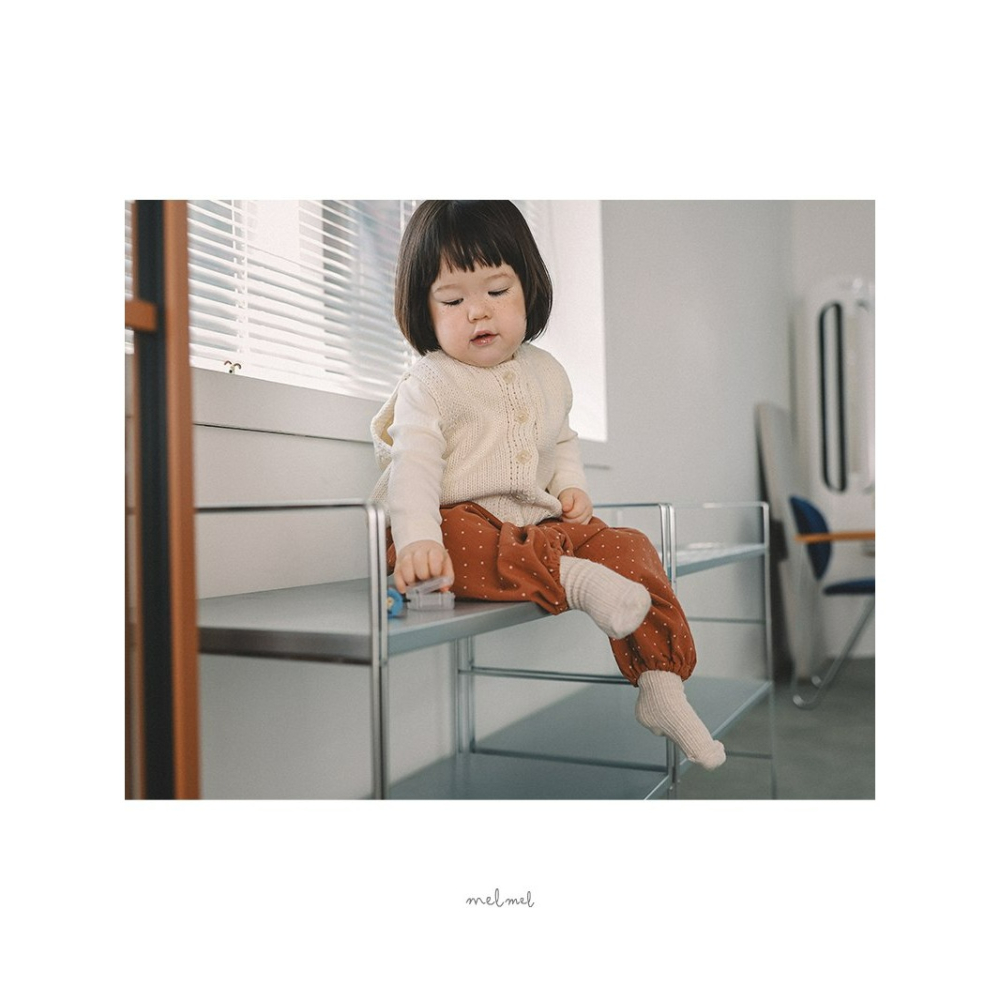 Melmel 褲子 멜멜 도트블루머-細節圖4