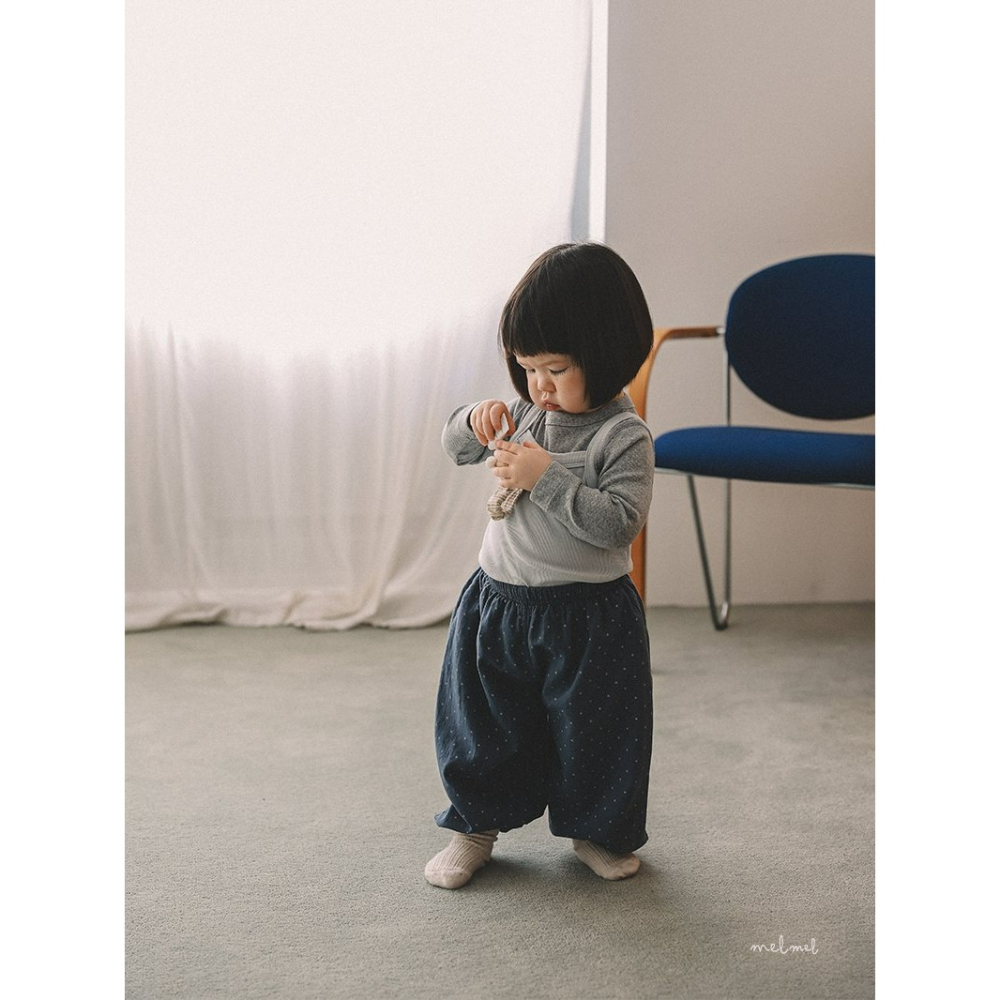 Melmel 褲子 멜멜 도트블루머-細節圖5