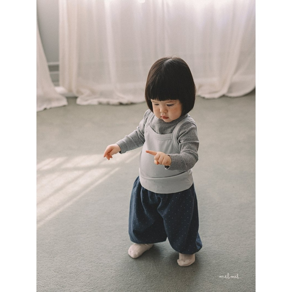 Melmel 褲子 멜멜 도트블루머-細節圖6