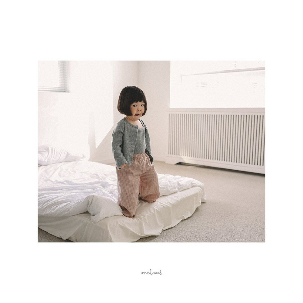 Melmel 褲子 멜멜 도트와이드팬츠-細節圖5