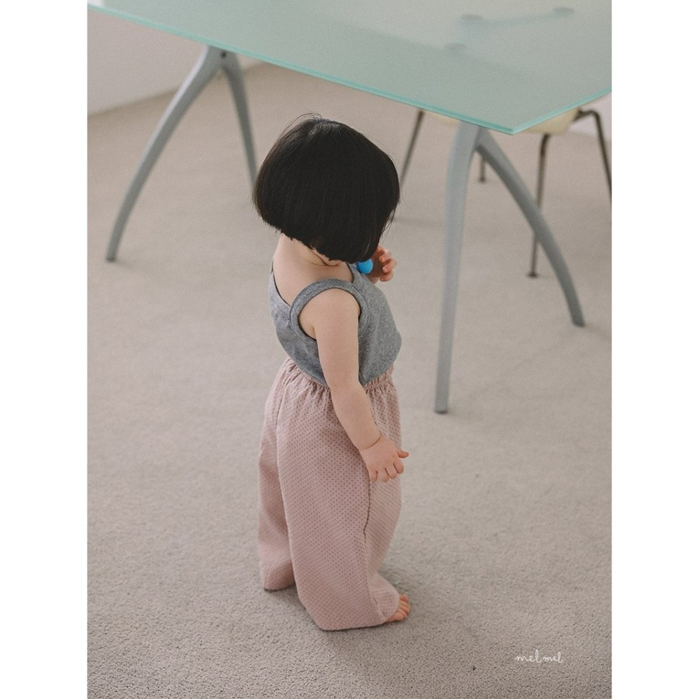 Melmel 褲子 멜멜 도트와이드팬츠-細節圖7