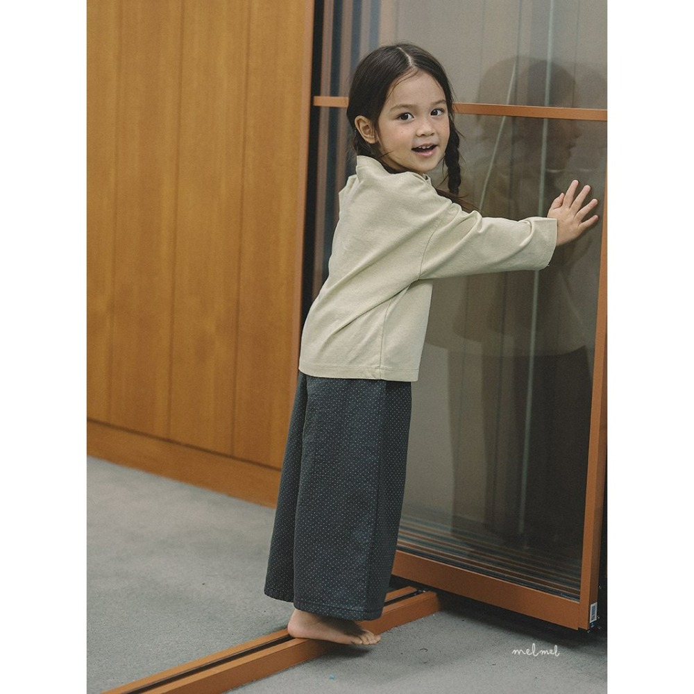 Melmel 褲子 멜멜 도트와이드팬츠-細節圖9