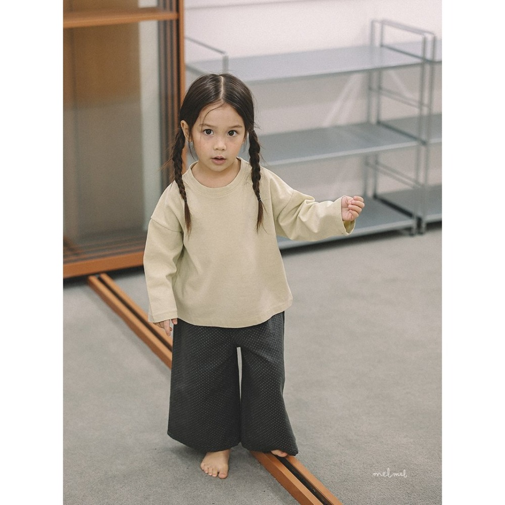 Melmel 褲子 멜멜 도트와이드팬츠-細節圖10