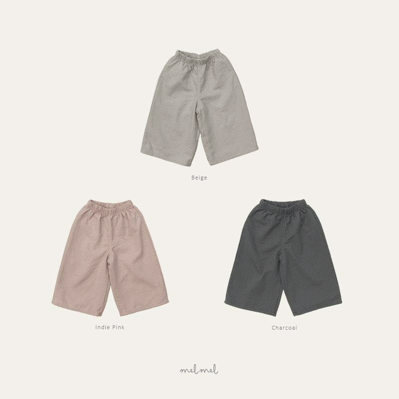 Melmel 褲子 멜멜 도트와이드팬츠-細節圖11