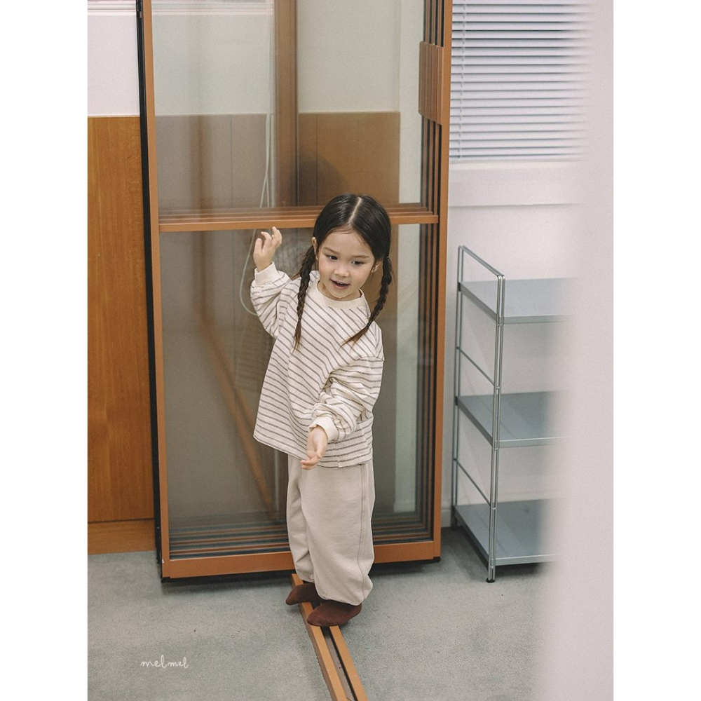 Melmel 上衣 멜멜 립스트라이프티-細節圖8