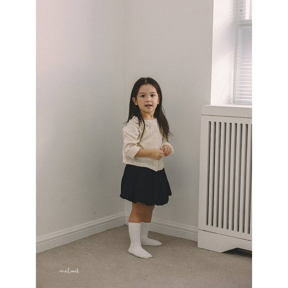 Melmel 裙子 멜멜 벌룬데님스커트-細節圖4