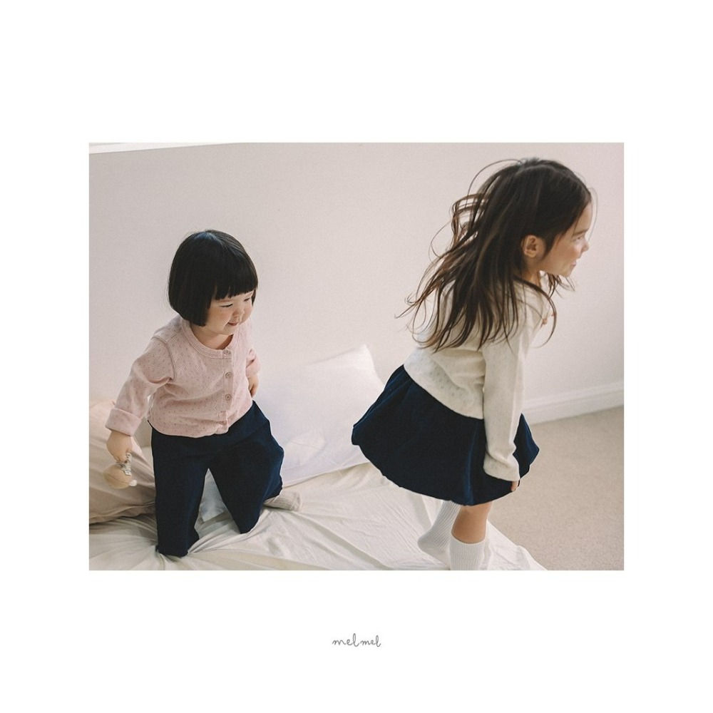 Melmel 裙子 멜멜 벌룬데님스커트-細節圖9