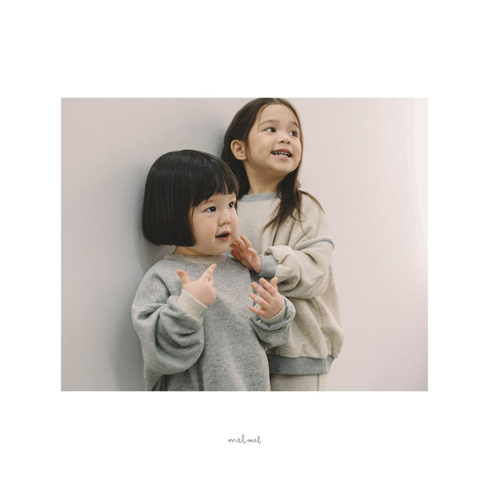 Melmel 上衣 멜멜 스티치맨투맨-細節圖6