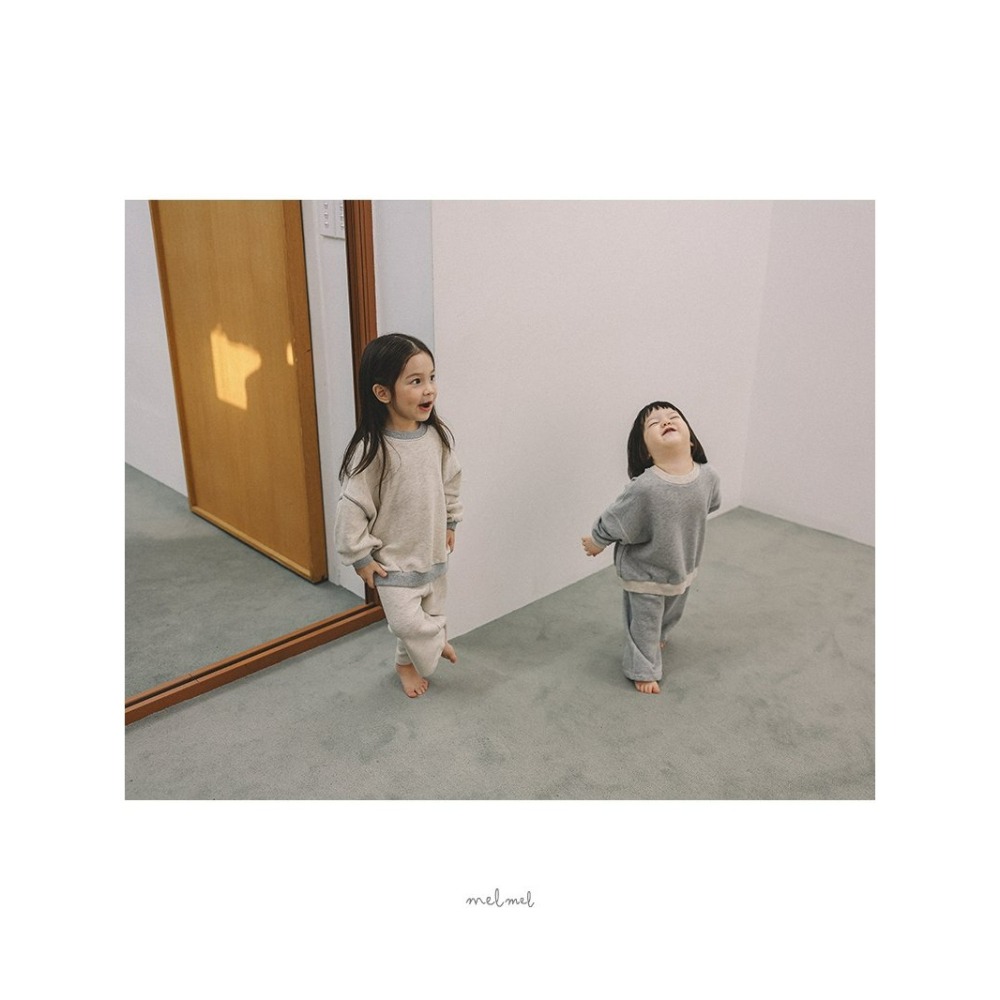 Melmel 褲子 멜멜 스티치일자팬츠-細節圖8