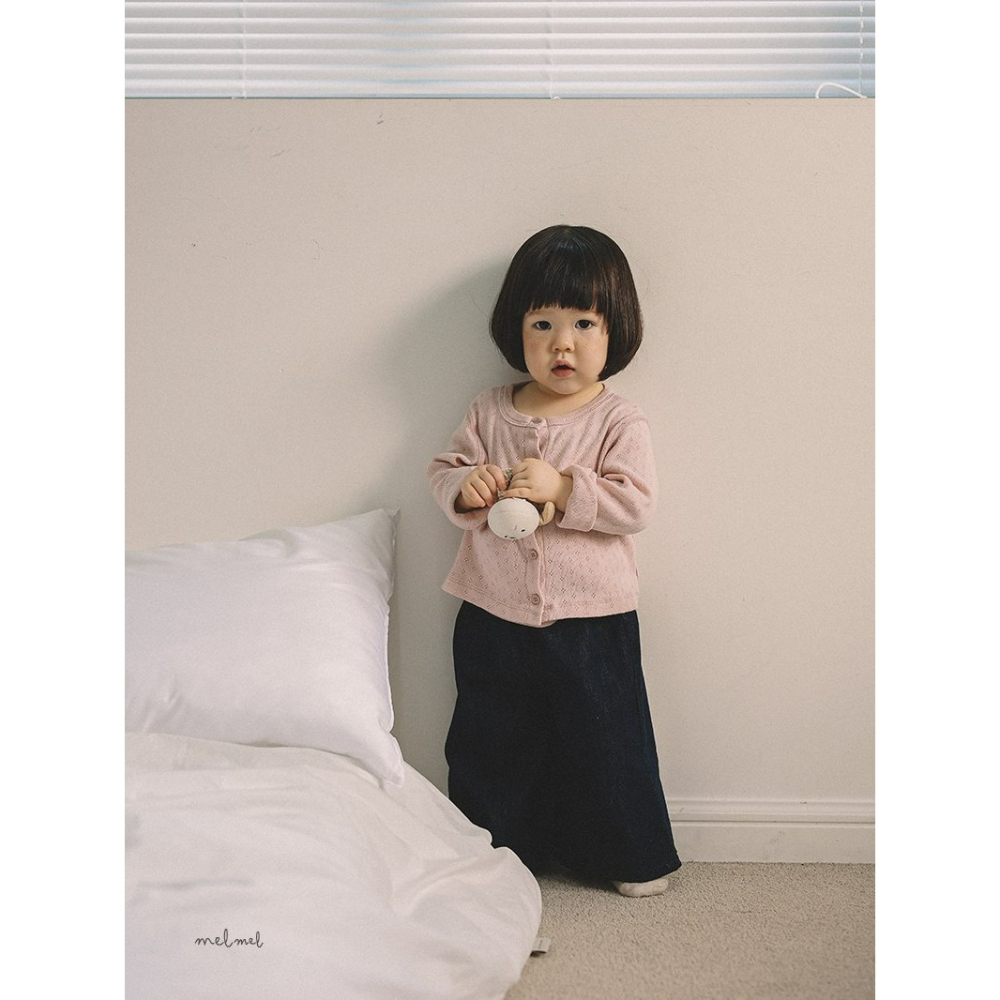 Melmel 開襟衫 멜멜 아일렛가디건-細節圖4
