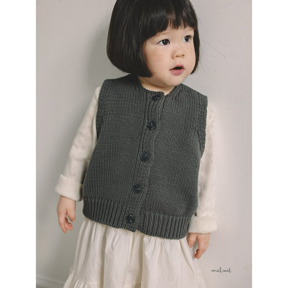 Melmel 開襟衫 멜멜 아일렛가디건-細節圖7