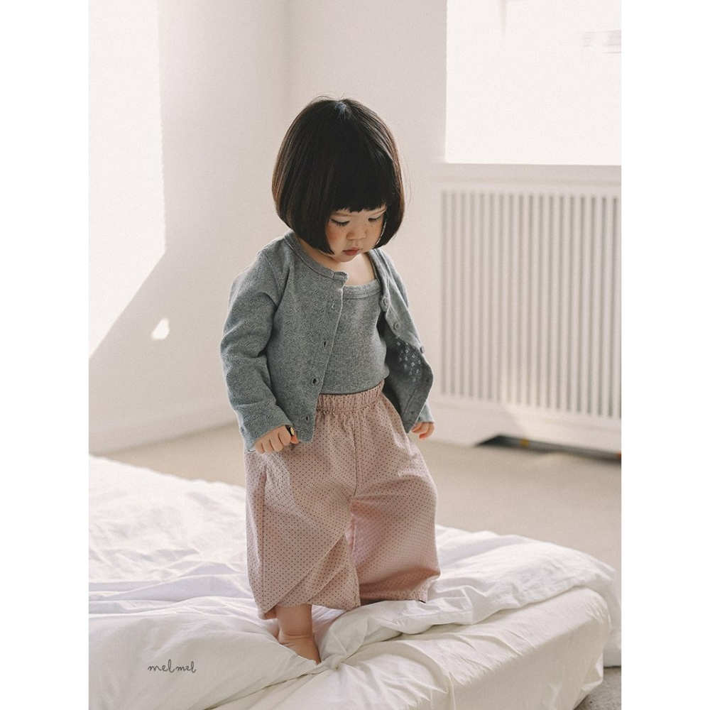 Melmel 開襟衫 멜멜 아일렛가디건-細節圖8