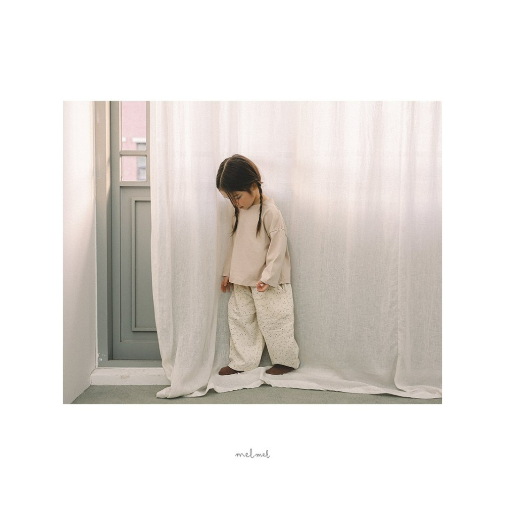 Melmel 褲子 멜멜 프린트팬츠-細節圖6