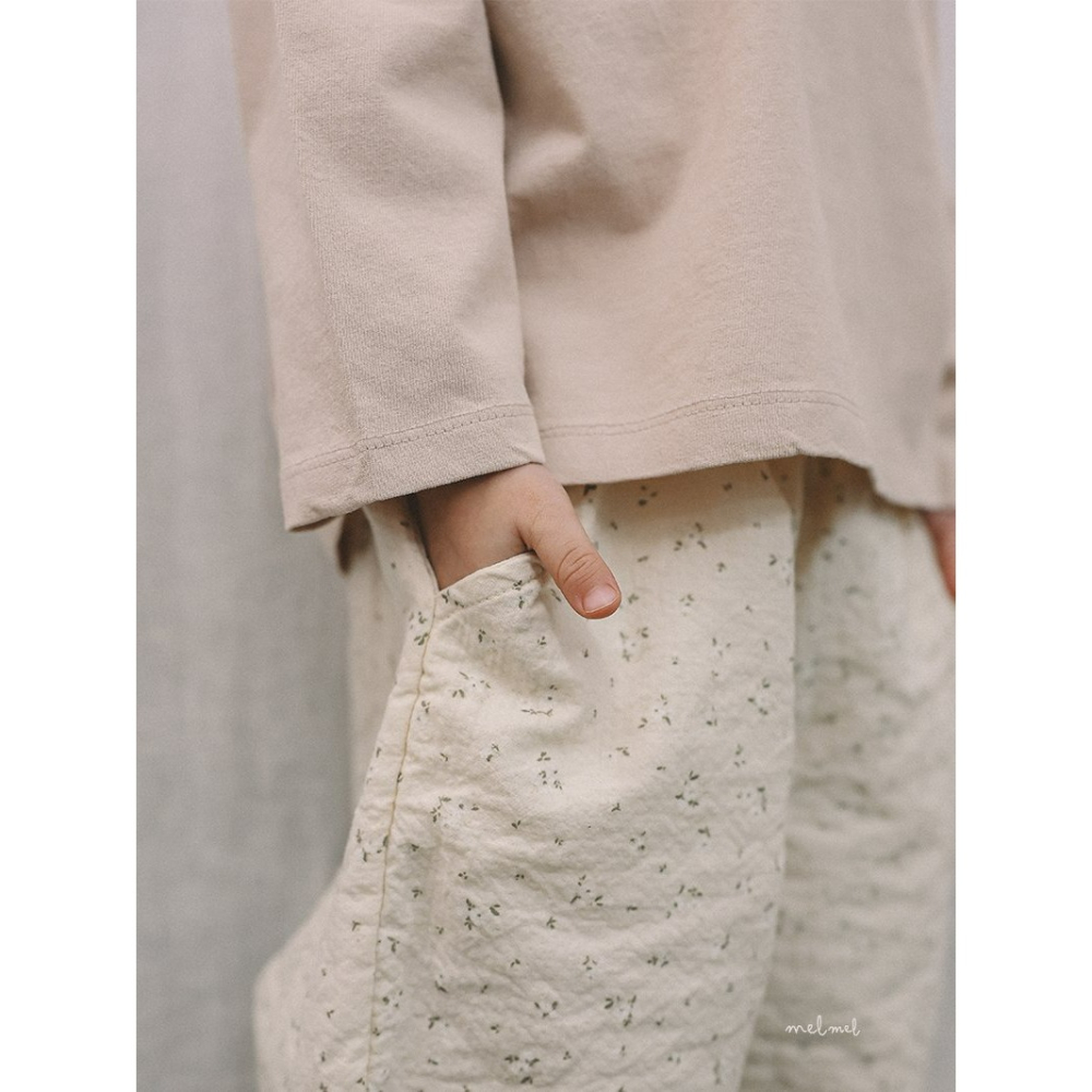 Melmel 褲子 멜멜 프린트팬츠-細節圖9