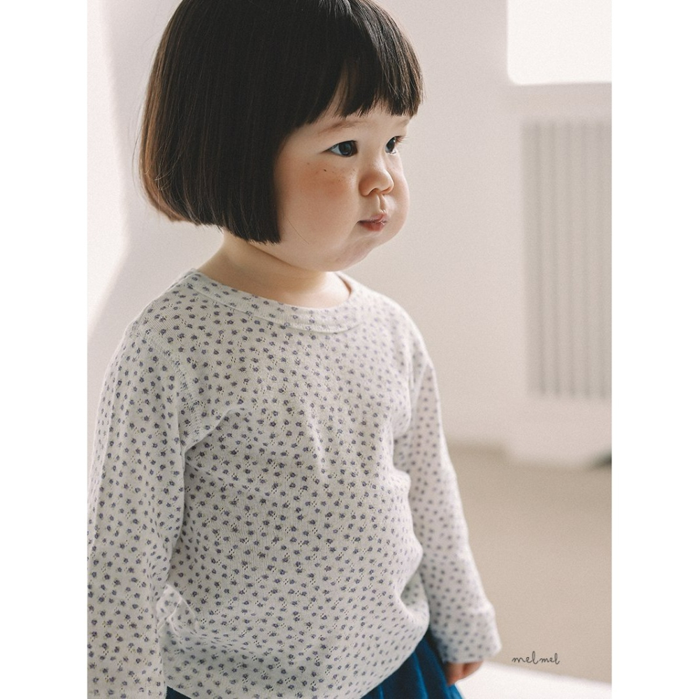 Melmel 上衣 멜멜 플라워골지티-細節圖2