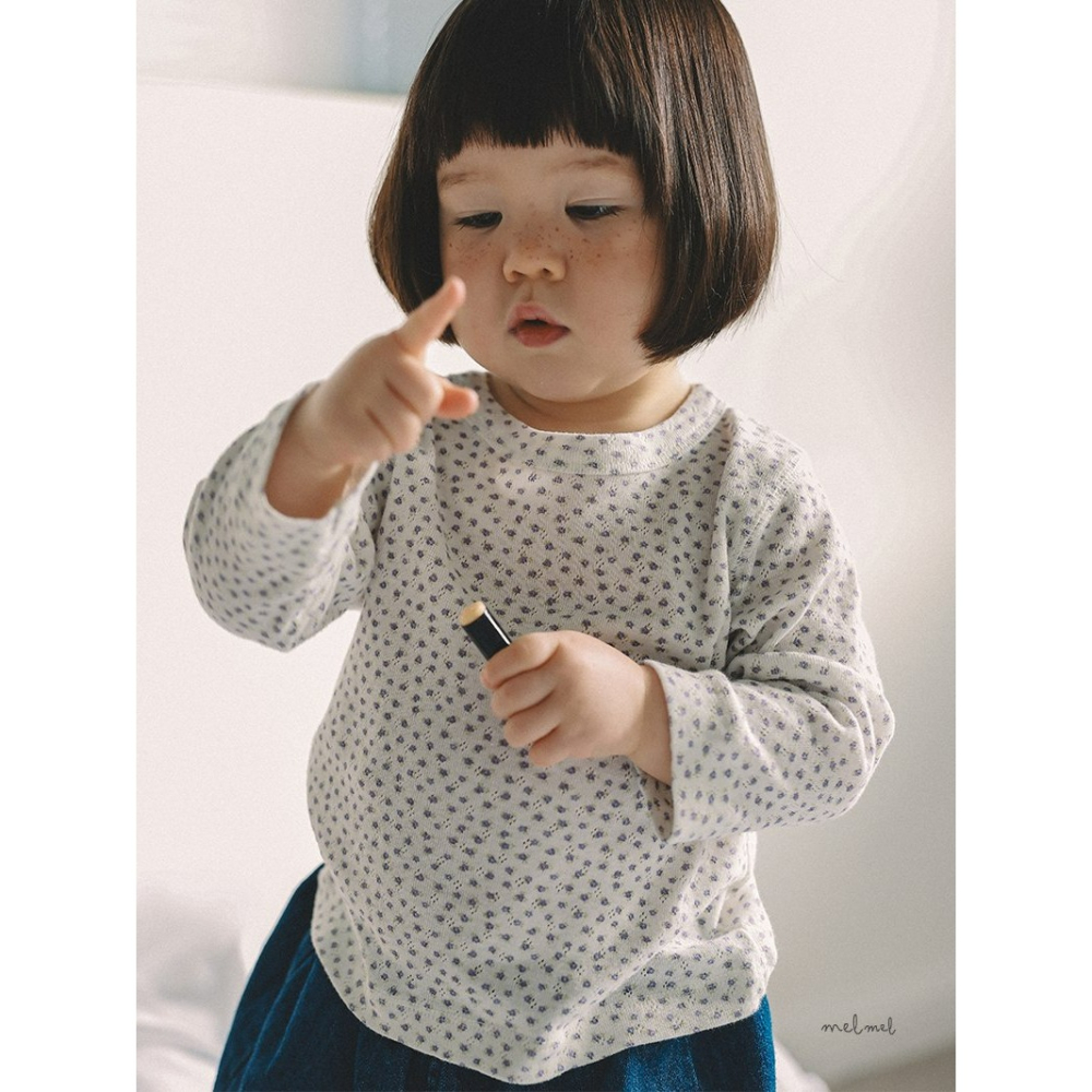 Melmel 上衣 멜멜 플라워골지티-細節圖3