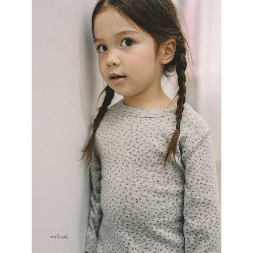 Melmel 上衣 멜멜 플라워골지티-細節圖8