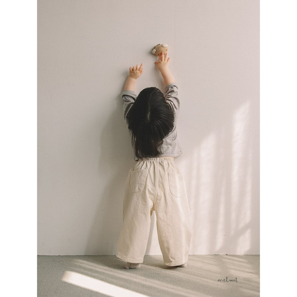 Melmel 褲子 멜멜 힙포켓팬츠-細節圖6