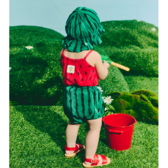 韓國製 西瓜套裝 (背心+屁屁褲) 수박 블루머 셋업 (나시+블루머)-細節圖9