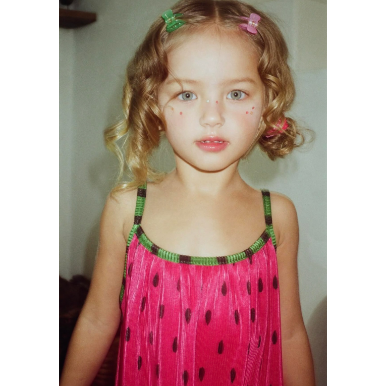 韓國製 西瓜洋裝 수박 원피스-細節圖3