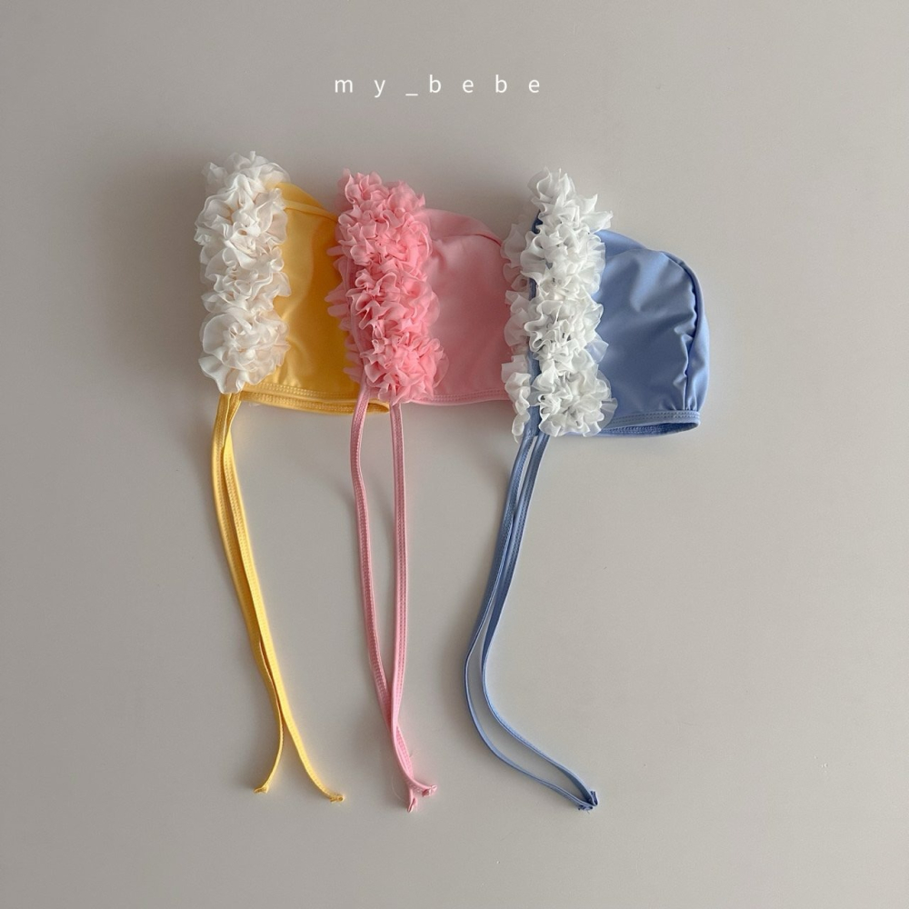 Mybebe 泳帽 마이베베 코사지스윔모자-細節圖2