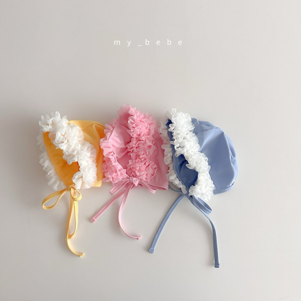 Mybebe 泳帽 마이베베 코사지스윔모자-細節圖4