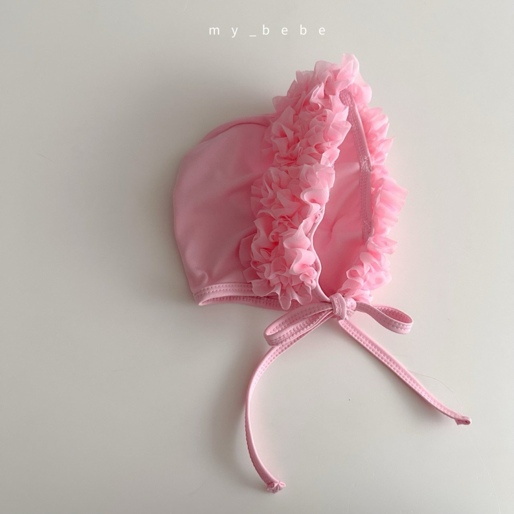 Mybebe 泳帽 마이베베 코사지스윔모자-細節圖5