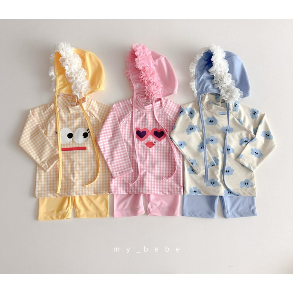 Mybebe 泳帽 마이베베 코사지스윔모자-細節圖8