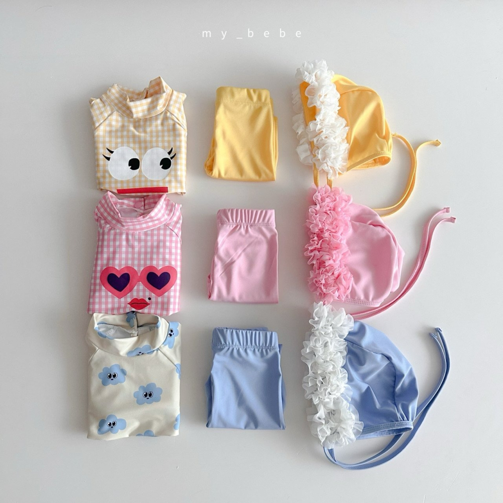Mybebe 泳帽 마이베베 코사지스윔모자-細節圖10