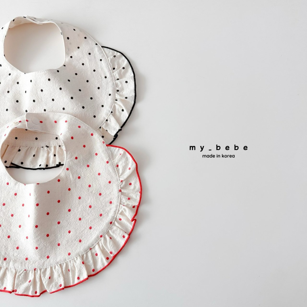 Mybebe 圍兜 마이베베 도트턱받이-細節圖2
