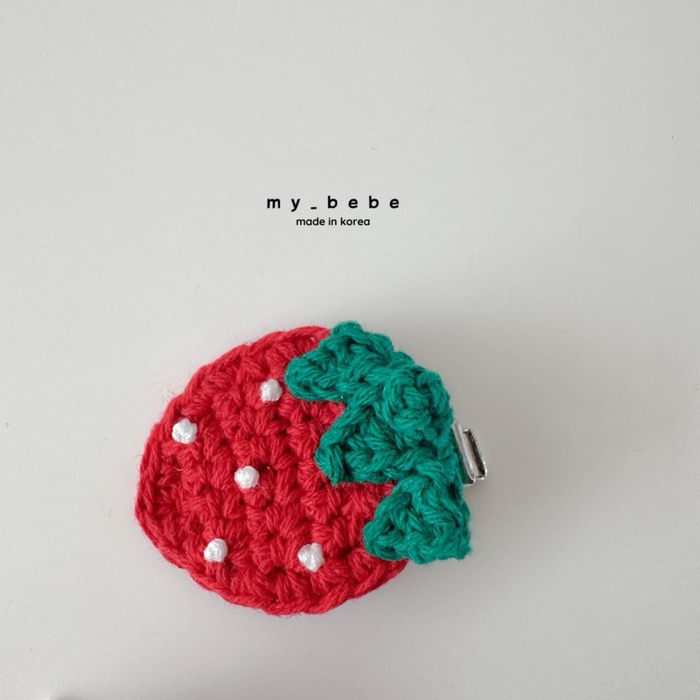 Mybebe 髮飾 마이베베 딸기집게핀-細節圖3
