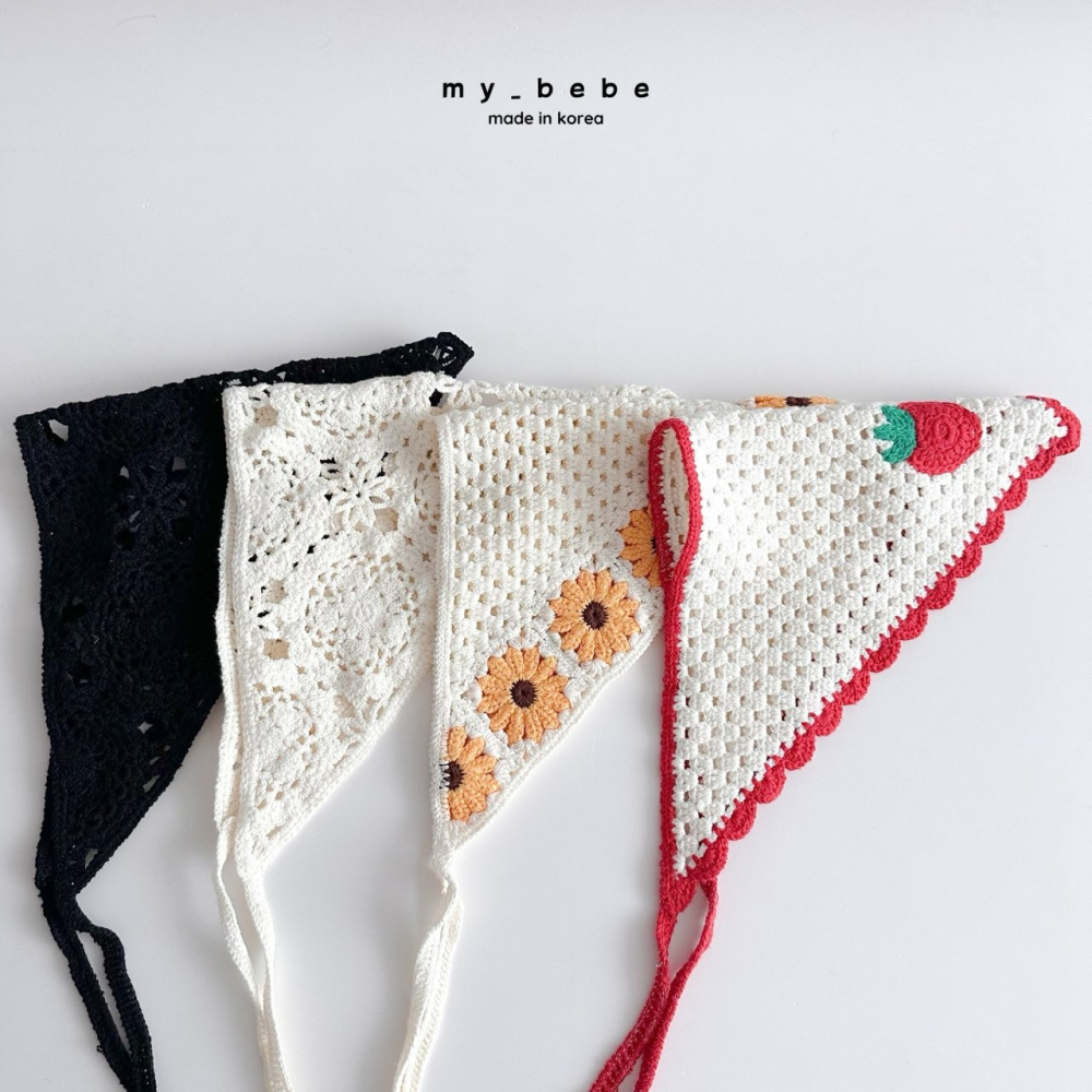 Mybebe 頭巾 마이베베 뜨개커치프-細節圖2