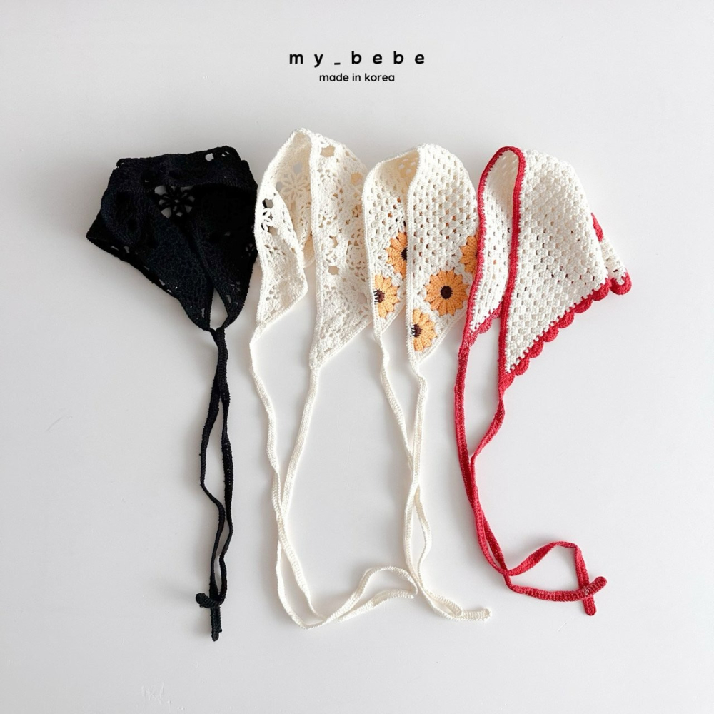 Mybebe 頭巾 마이베베 뜨개커치프-細節圖3