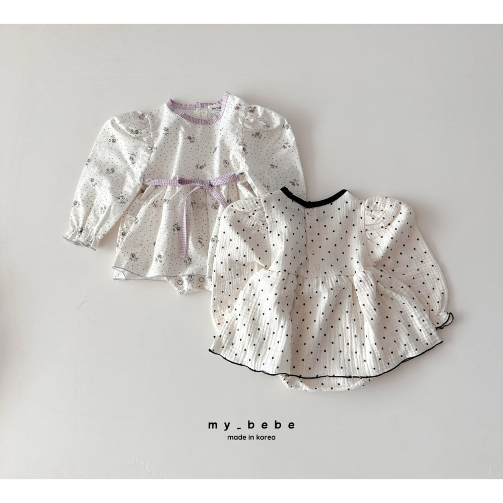 Mybebe 包屁衣 마이베베 랍빠원피스슈트-細節圖4