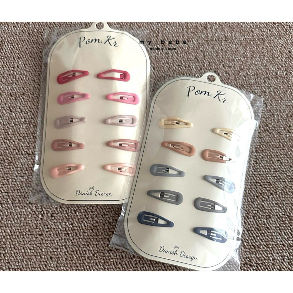 Mybebe 髮飾 마이베베 무광똑딱핀-細節圖2