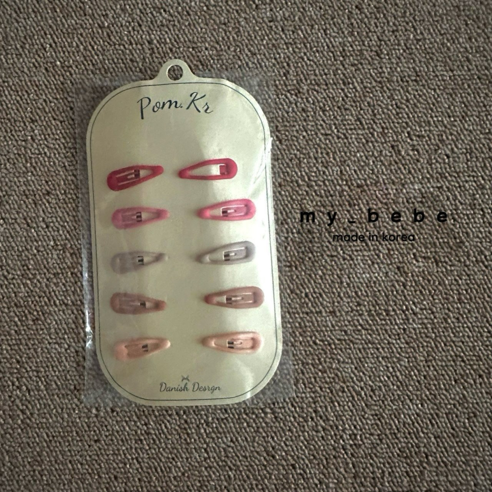 Mybebe 髮飾 마이베베 무광똑딱핀-細節圖3