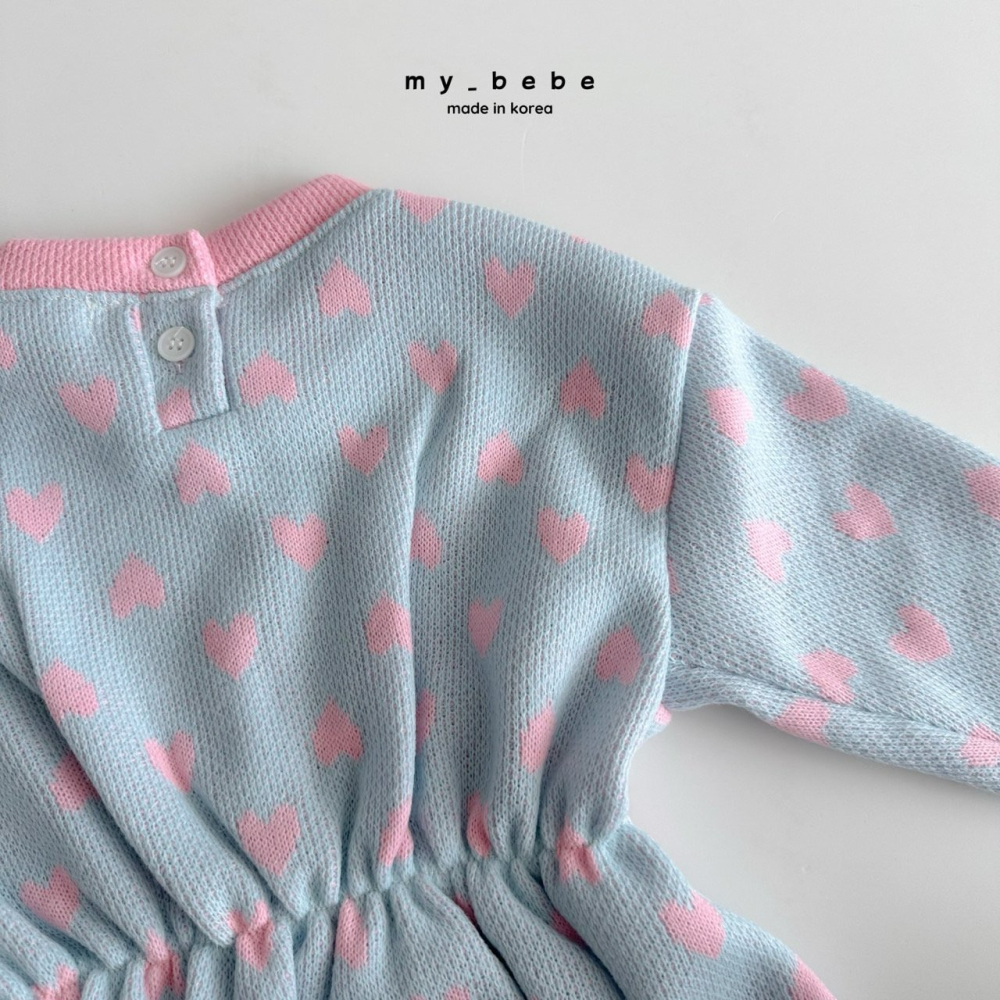 Mybebe 包屁衣 마이베베 밴딩하트슈트-細節圖6