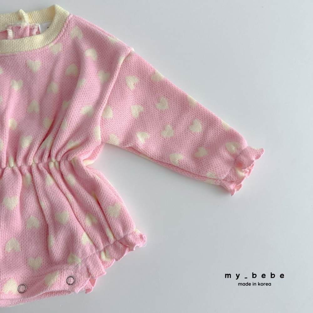 Mybebe 包屁衣 마이베베 밴딩하트슈트-細節圖8