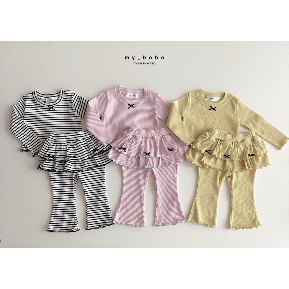 Mybebe 上衣 마이베베 봄러버크롭티-細節圖5