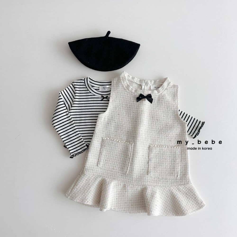 Mybebe 上衣 마이베베 봄러버크롭티-細節圖6