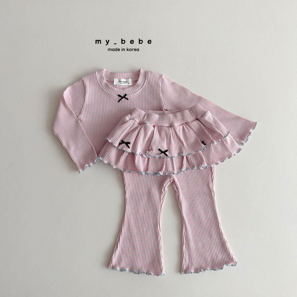 Mybebe 上衣 마이베베 봄러버크롭티-細節圖7