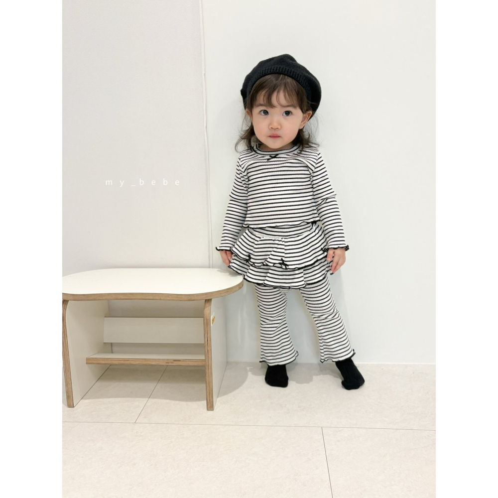 Mybebe 上衣 마이베베 봄러버크롭티-細節圖9