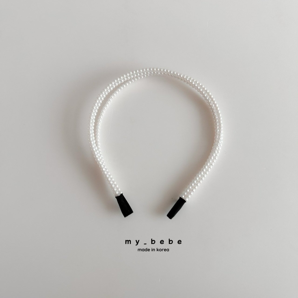 Mybebe 髮箍 마이베베 진주헤어밴드-細節圖7