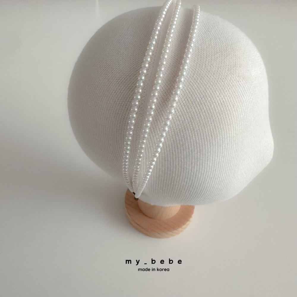 Mybebe 髮箍 마이베베 진주헤어밴드-細節圖8