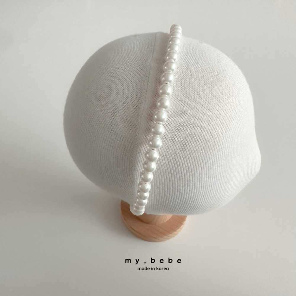Mybebe 髮箍 마이베베 진주헤어밴드-細節圖10